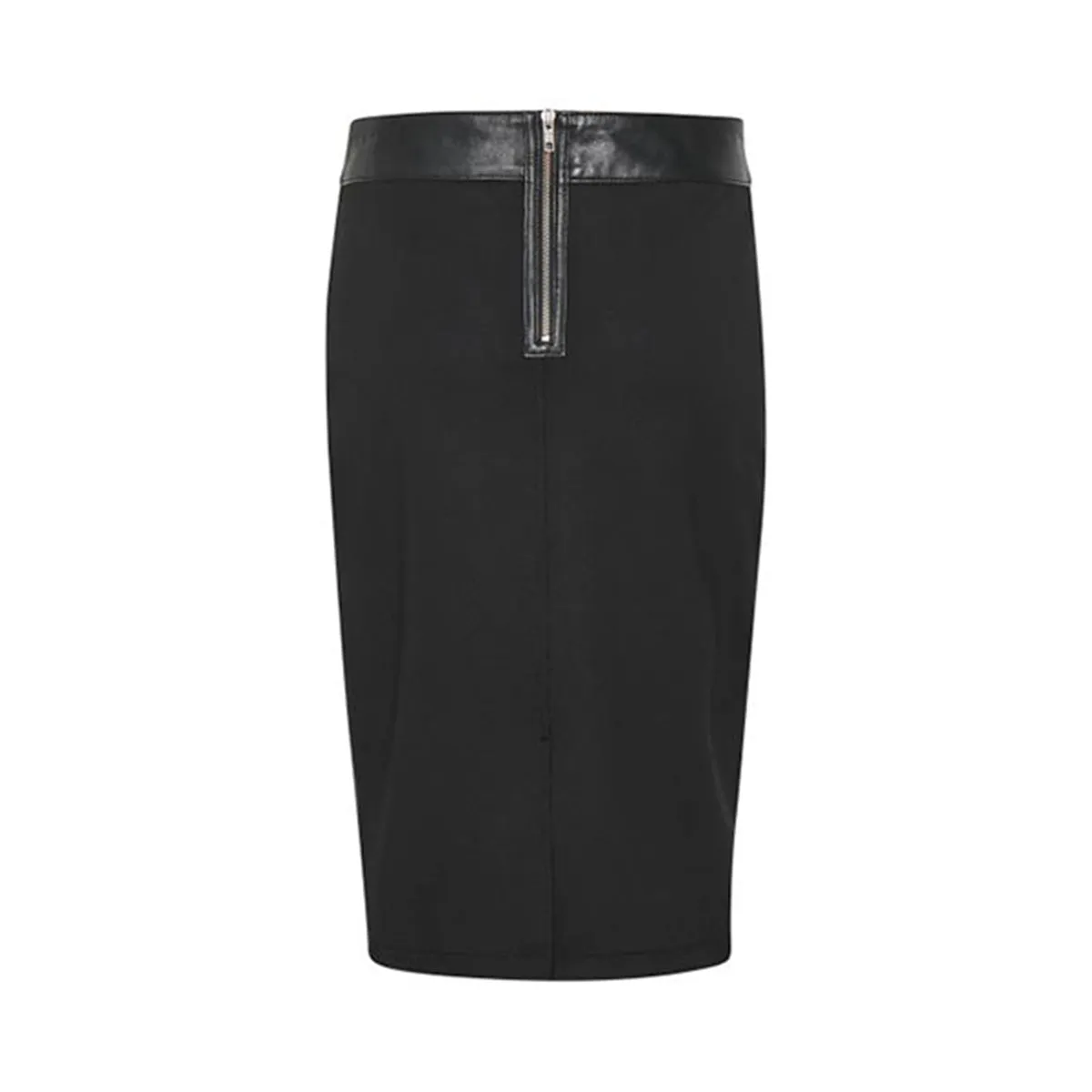 Asha leather skirt black