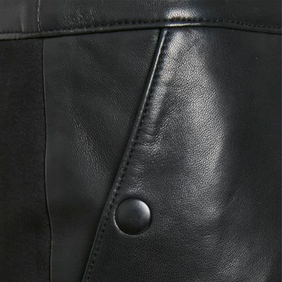 Asha leather skirt black