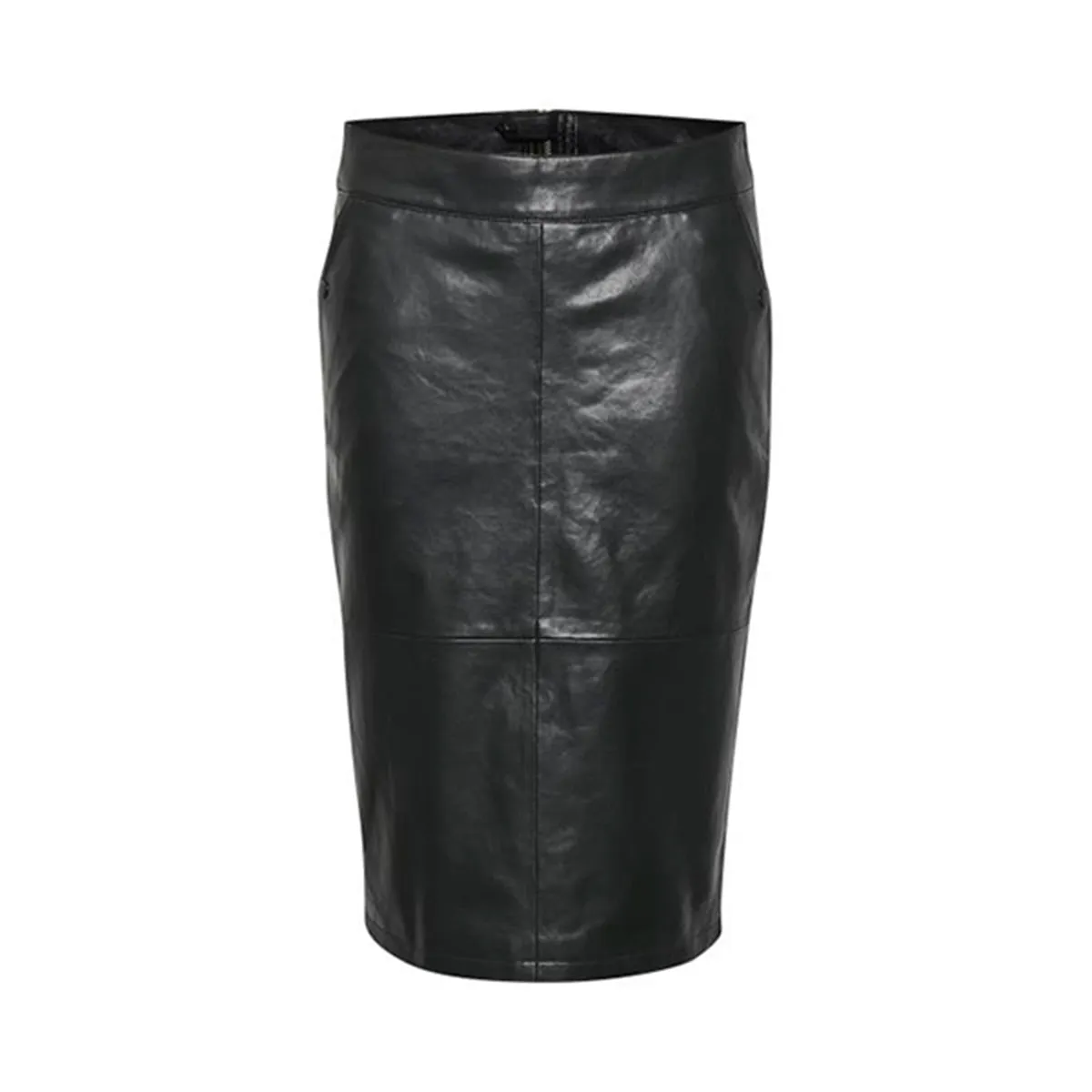 Asha leather skirt black