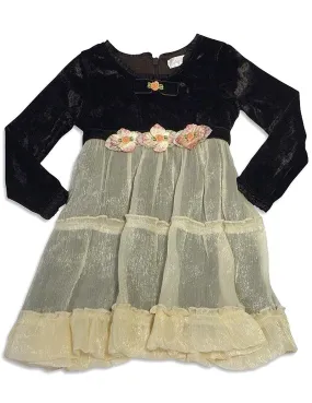 Baby Sara - Little Girls Long Sleeve Dress - Fun or Party 3 Styles / Colors