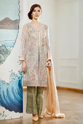 Baroque Luxury Chiffon Festive Edition – Moss Green