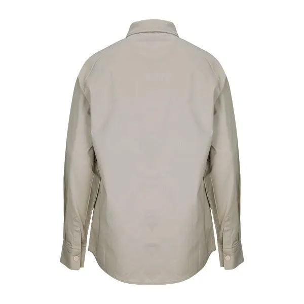 BOYS BEIGE LONG SLEEVE SHIRT