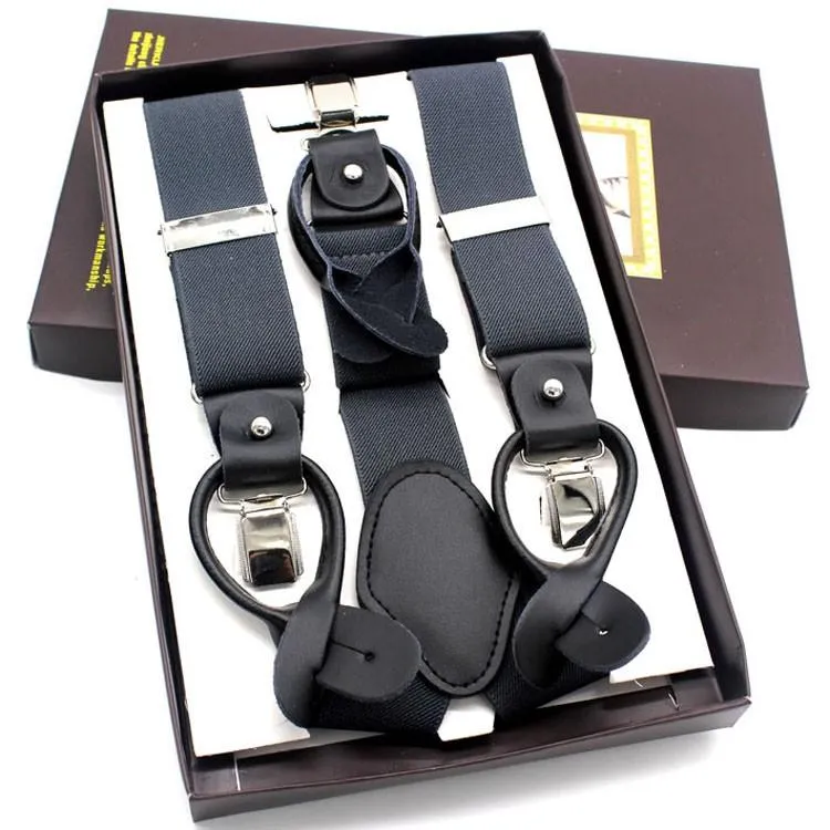 Button Suspenders for Men