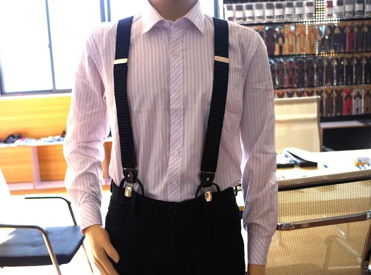 Button Suspenders for Men