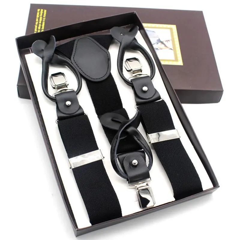 Button Suspenders for Men
