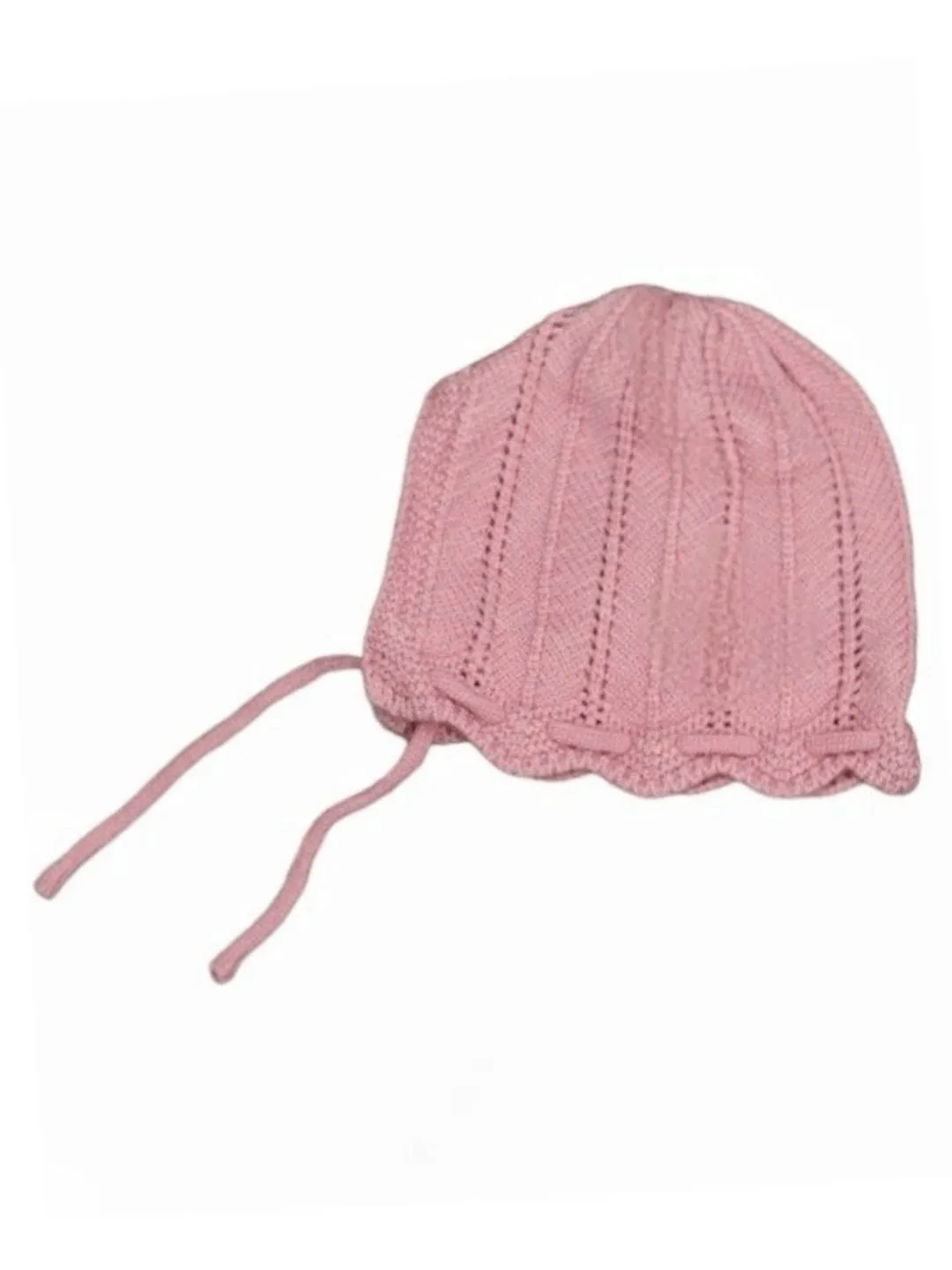Charming Knit Beanie & Scarf Set with Floral Accent for Girls