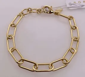 Chunky Paperclip Tennis Bracelet