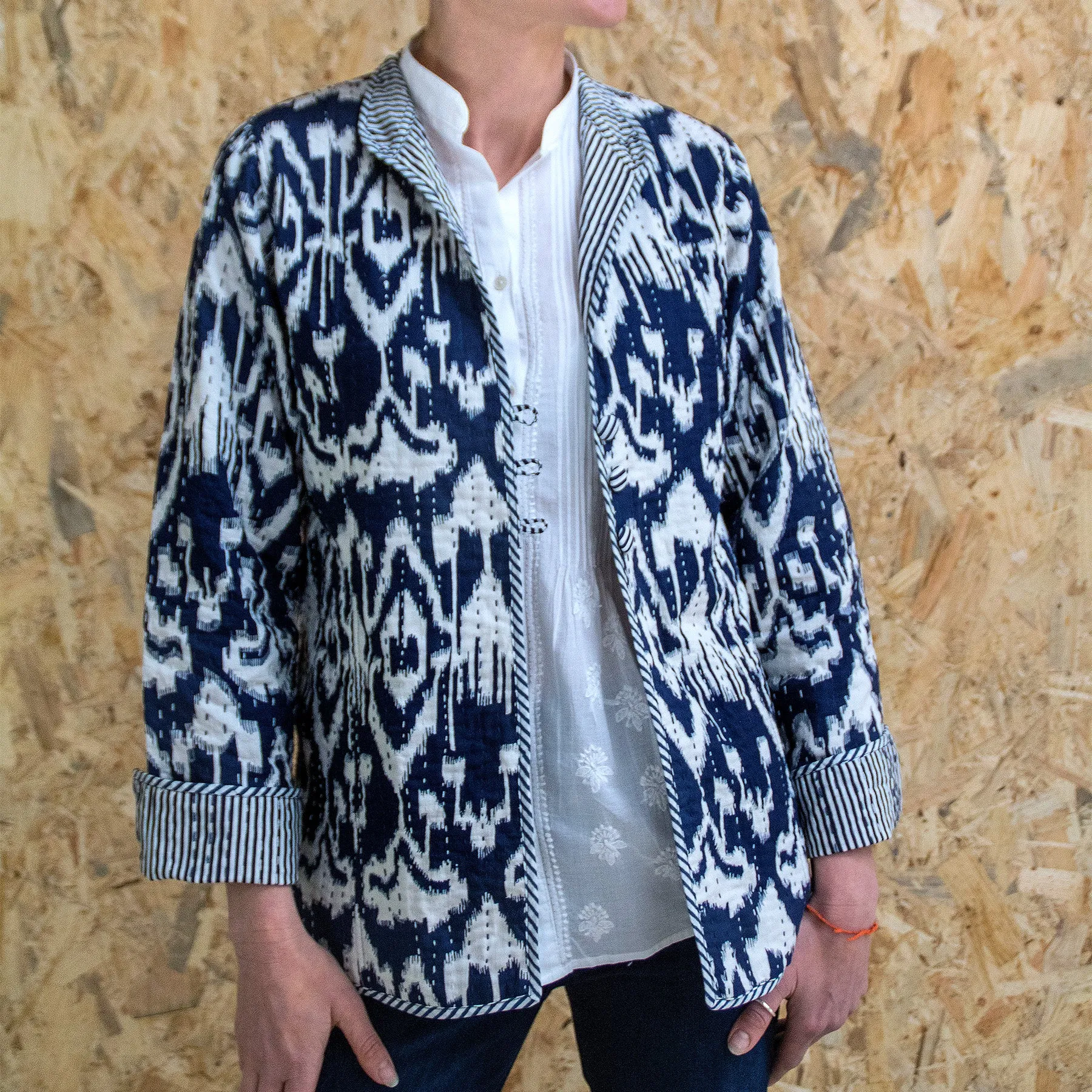 Cotton Kantha 'Carter' Jacket