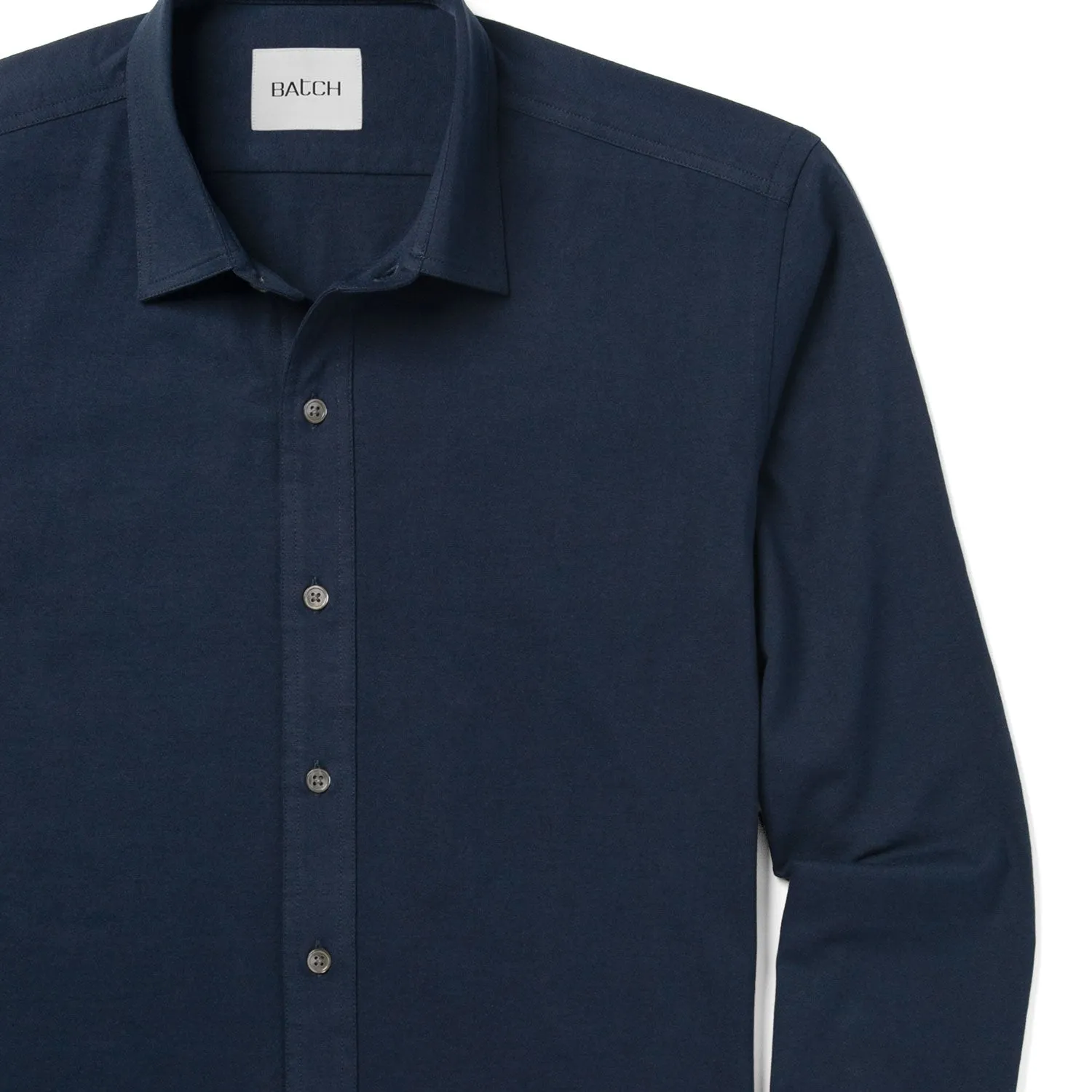 Essential T-Shirt Shirt - Navy Cotton Jersey