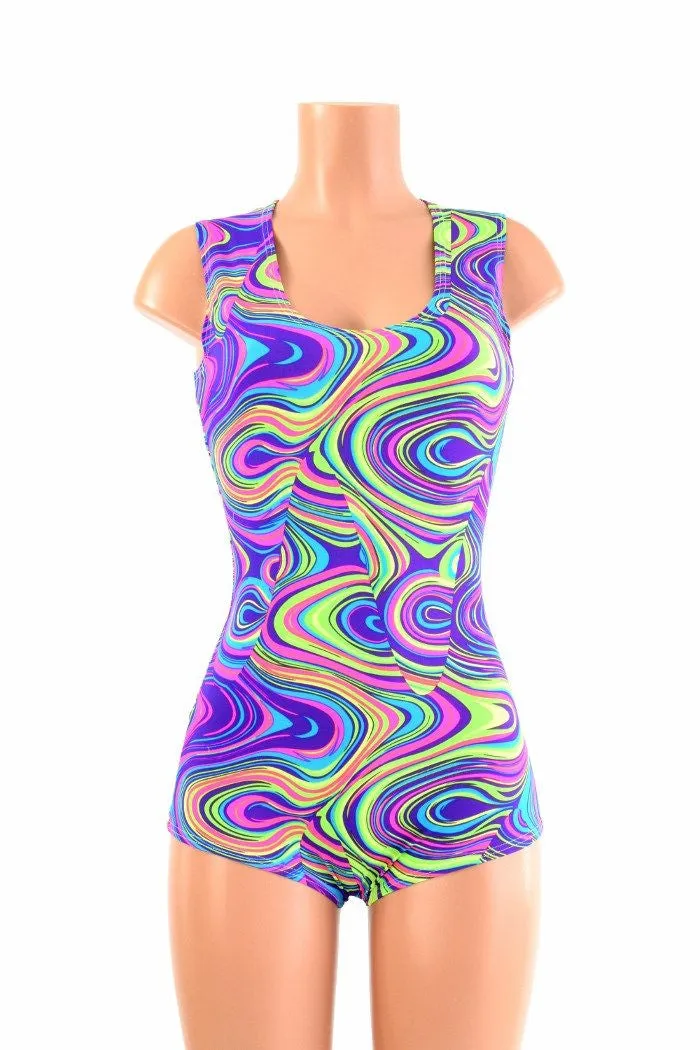 Glow Worm Sleeveless Romper