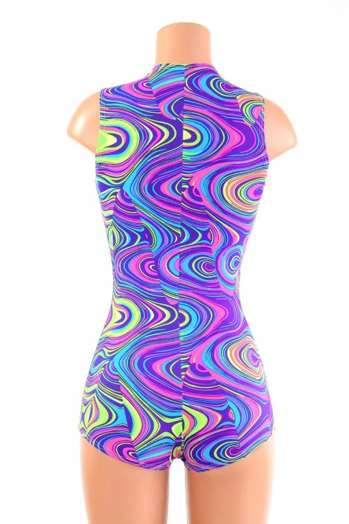 Glow Worm Sleeveless Romper