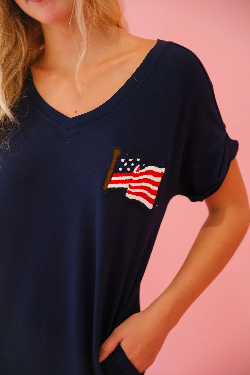 INDEPENDENCE DAY COVERUP WITH POCKETS
