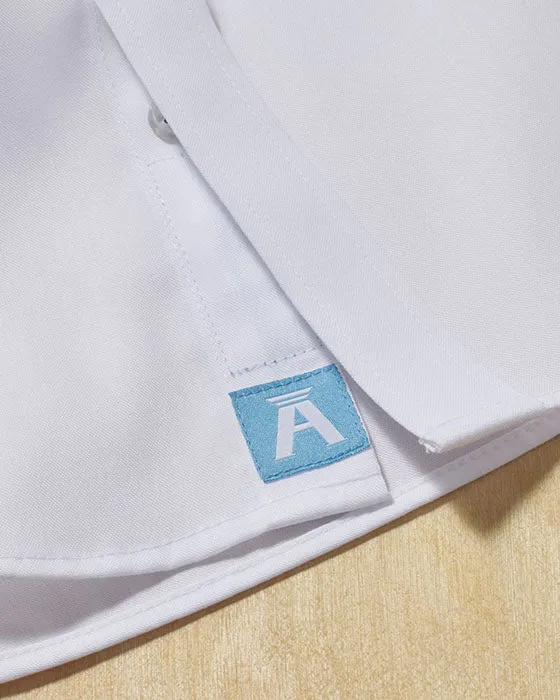 Little Boys Slim Fit Non Iron Cotton "Supima Performance Stretch Twill" Button Cuff Dress Shirt
