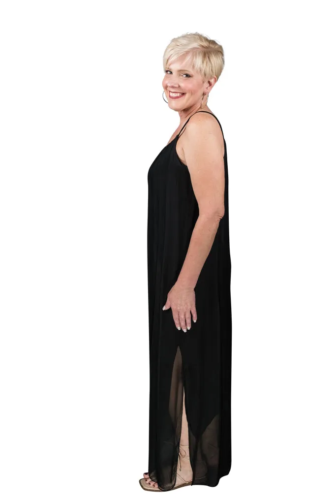 Marla Silk Maxi Dress (DT222)