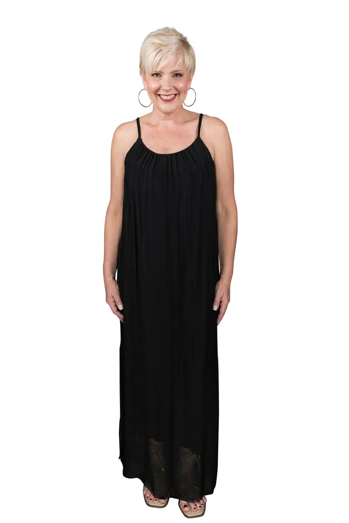 Marla Silk Maxi Dress (DT222)