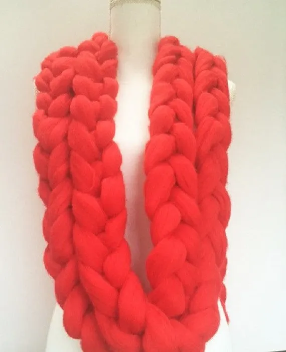 Merino Blend Chain Scarf