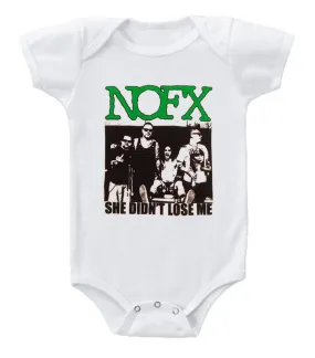 NOFX Lose Me One Piece Baby Bodysuit