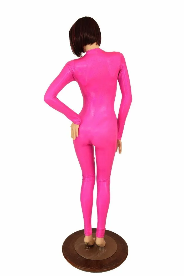 Pink Holographic "Stella" Catsuit