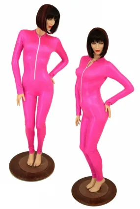 Pink Holographic "Stella" Catsuit