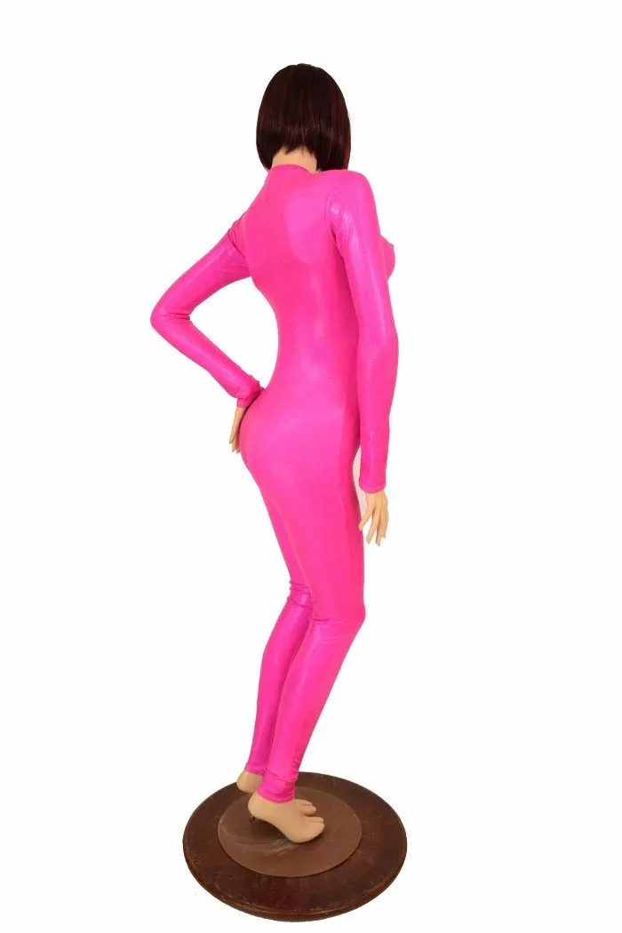 Pink Holographic "Stella" Catsuit