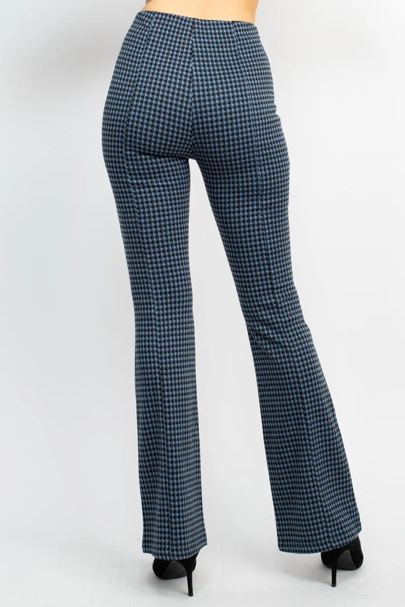 Plaid Bell Bottom Pants - 2 colors