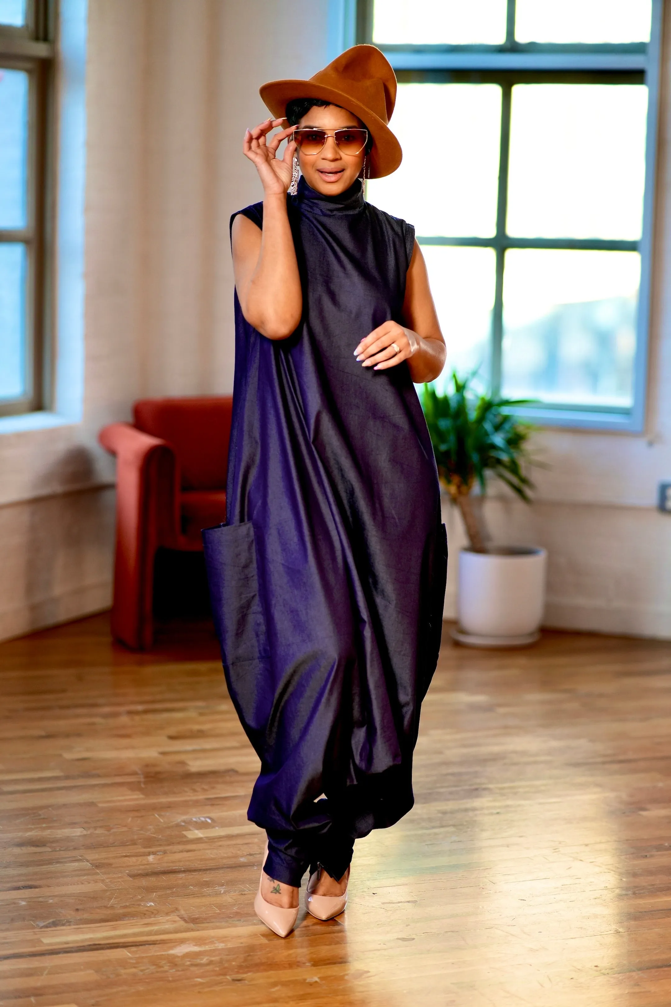 Pre Order:  Oji Denim Romper - DMNJ