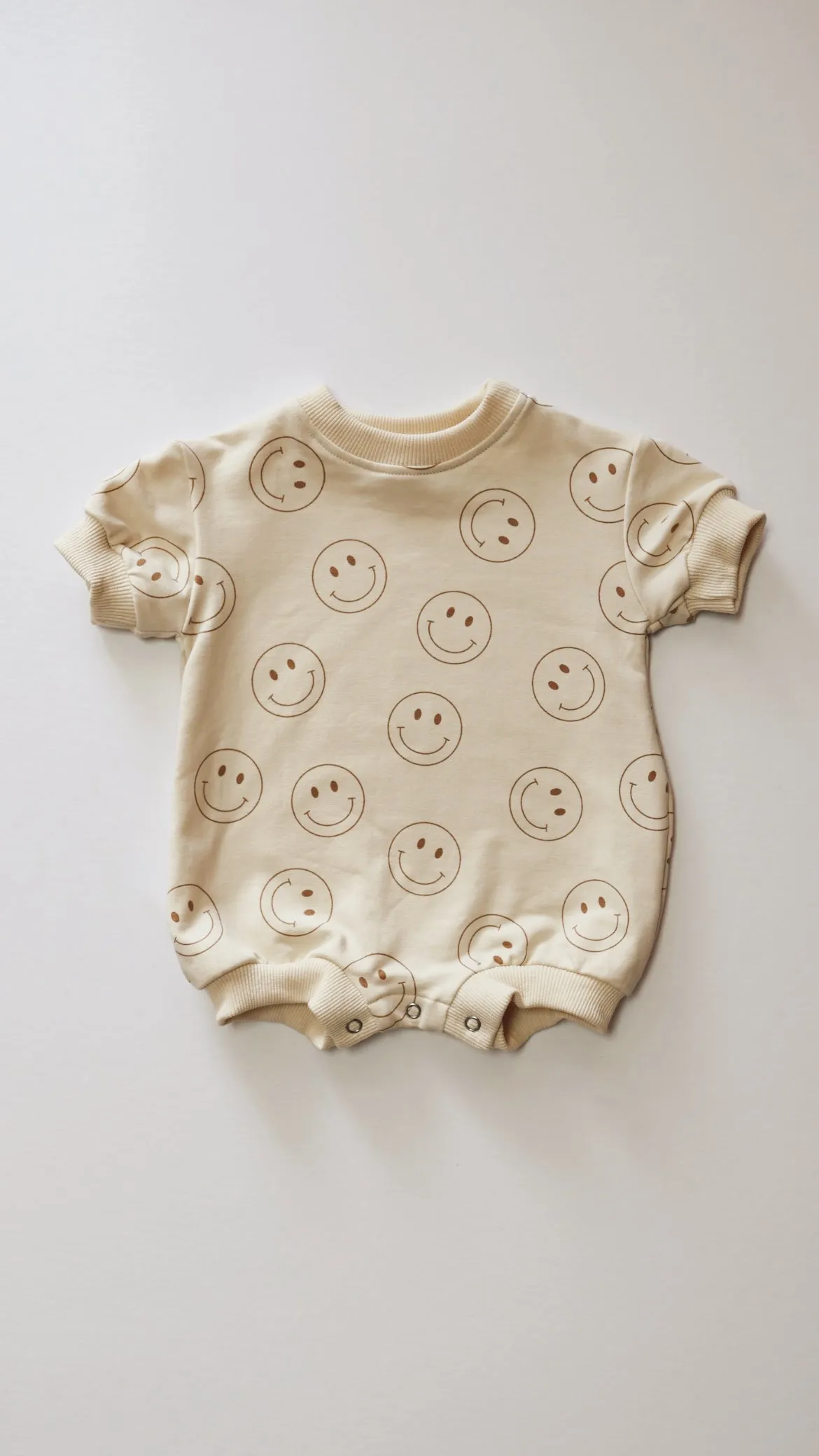 Short Sleeve Romper | Just Smile Ivory