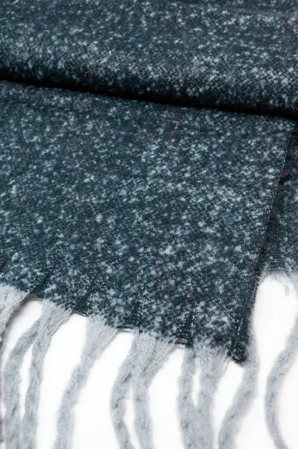Super Fluffy Scarf In Black
