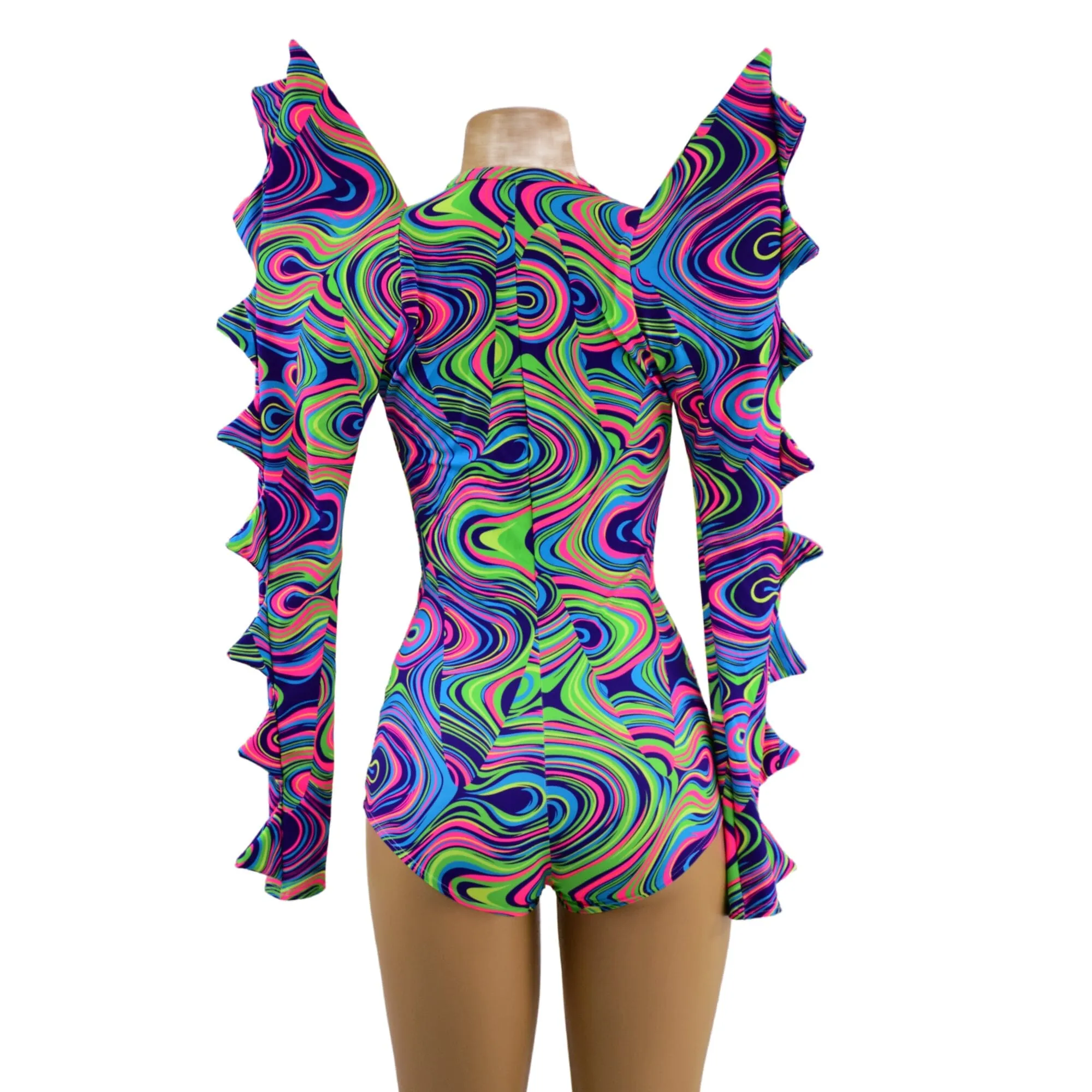 The Triple Threat Romper in Glow Worm