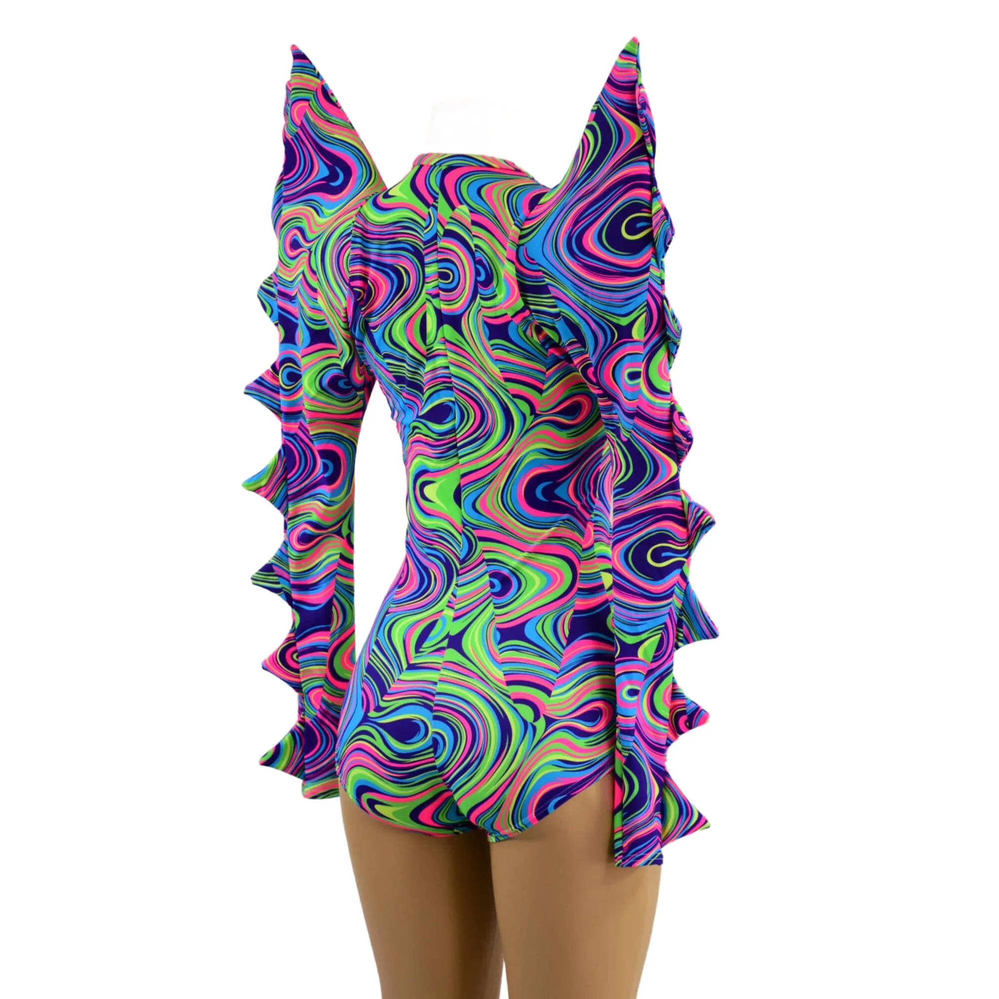 The Triple Threat Romper in Glow Worm