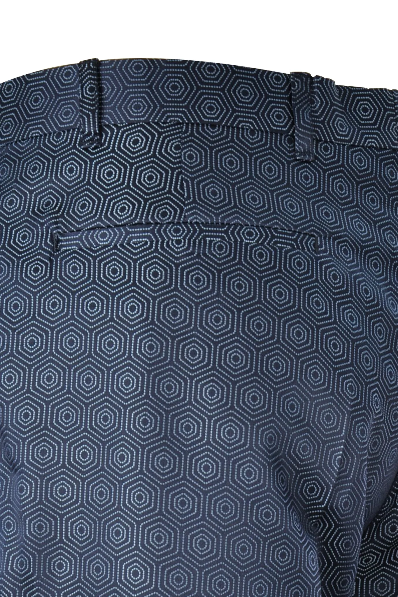 The Wilkinson Blue Hexagon Pattern Suit