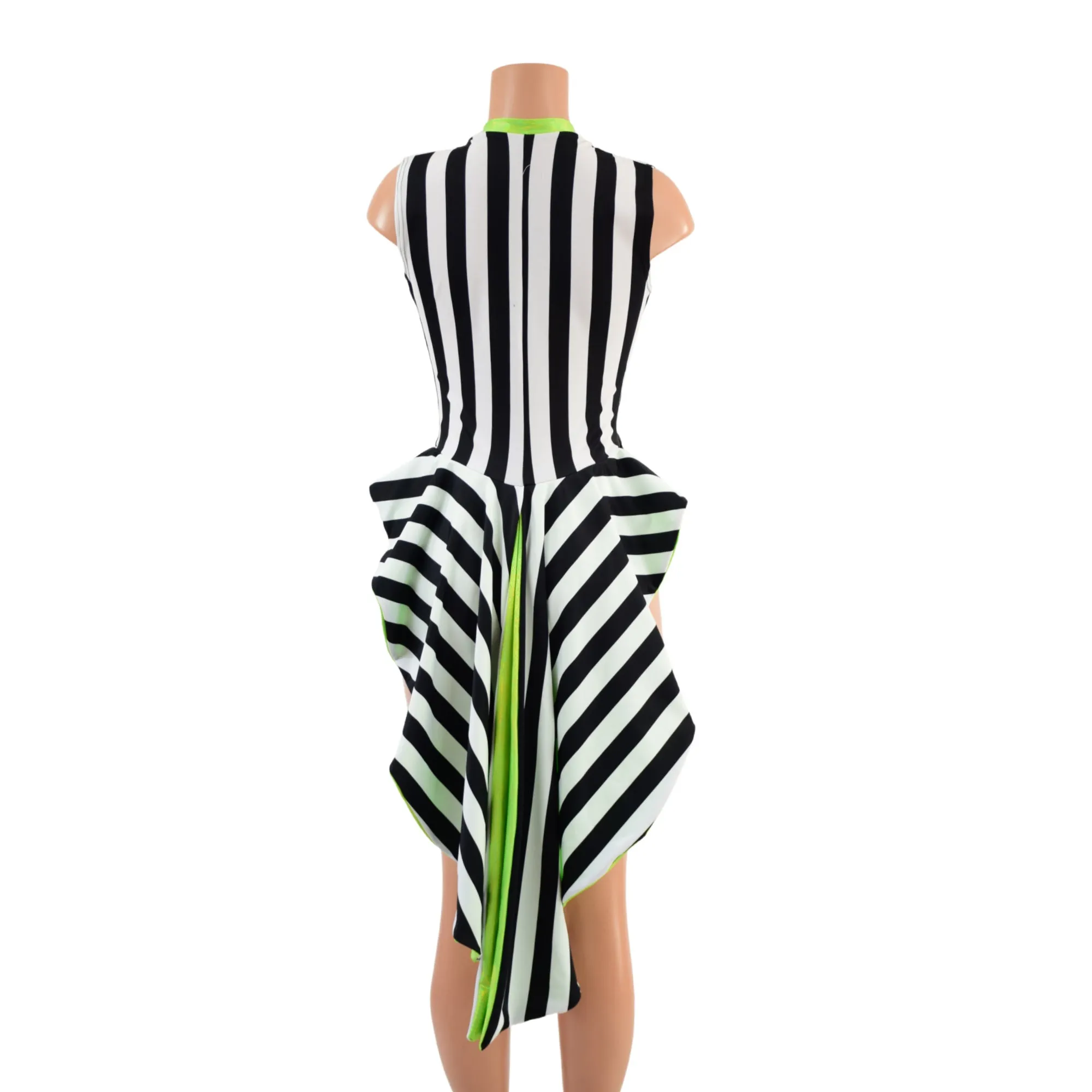 V Neck Tuxedo Back Romper with Siren Cut Leg