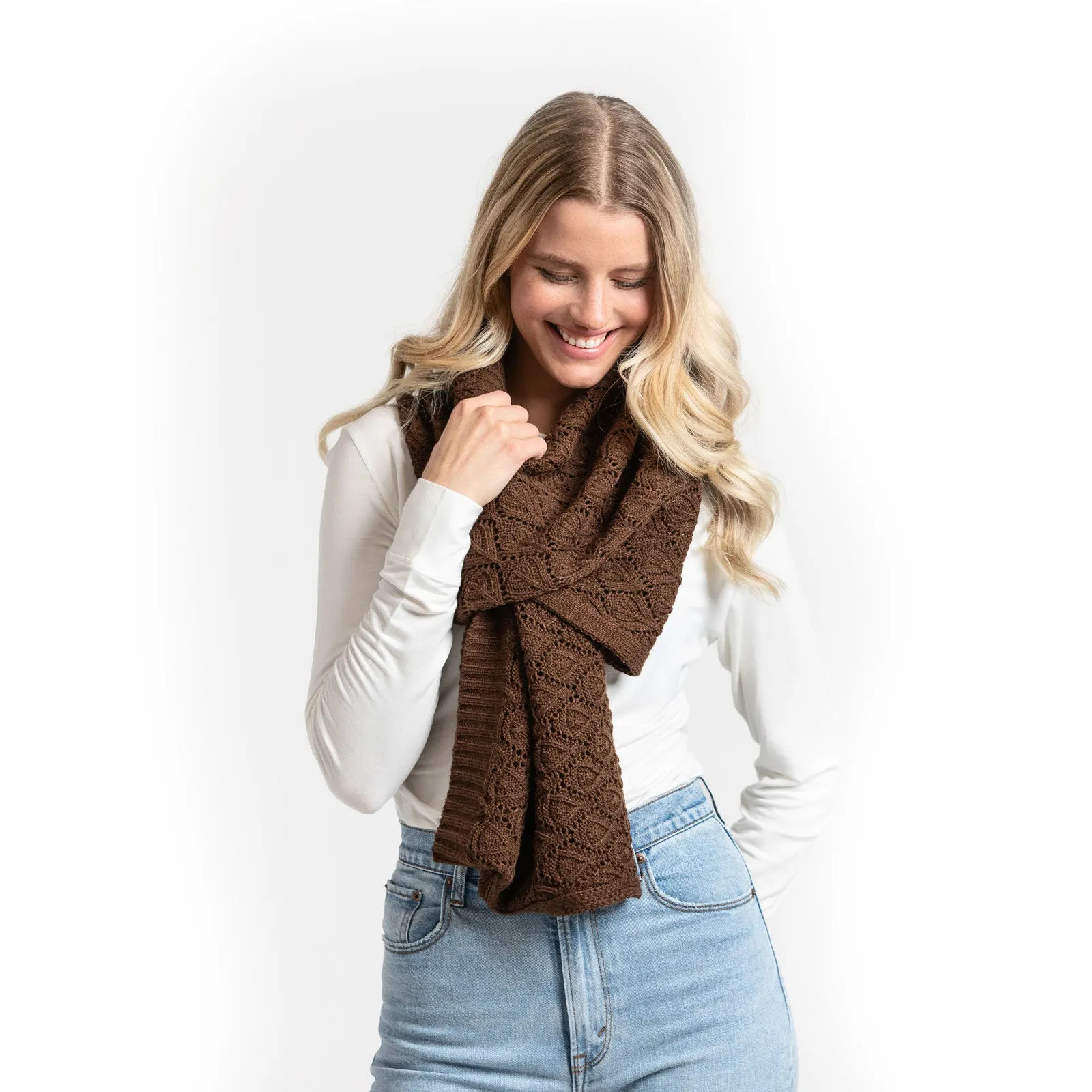 Willow Convertible Shrug - Coffee
